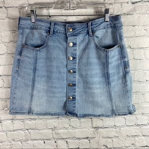 Will be removed soon -American Eagle Hi-Rise A Line Denim Skirt
